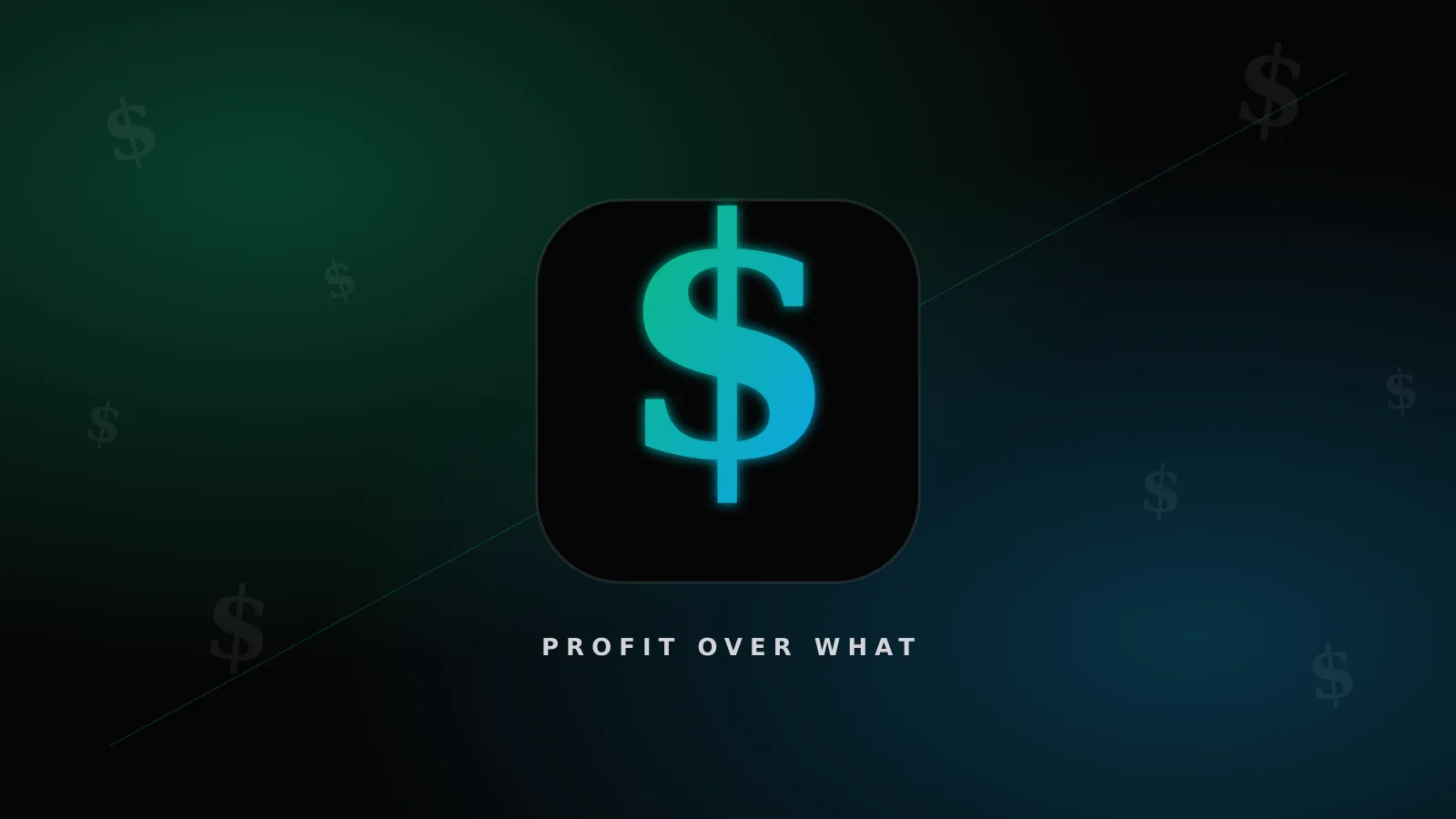 Profit Over What?